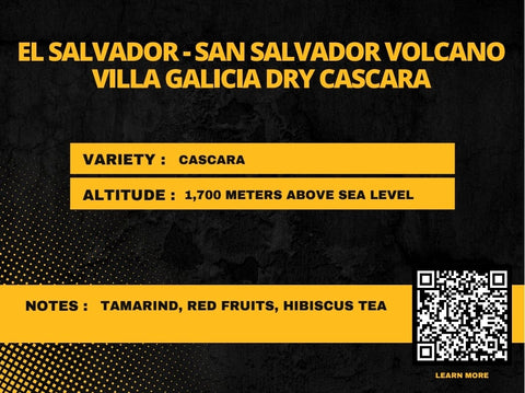 El Salvador Dry Cascara