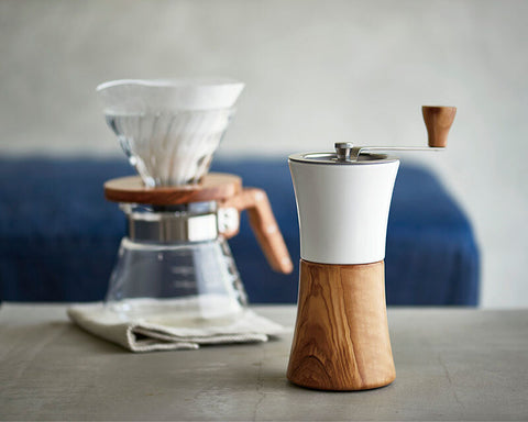 Hario Coffee Mill Olive Wood