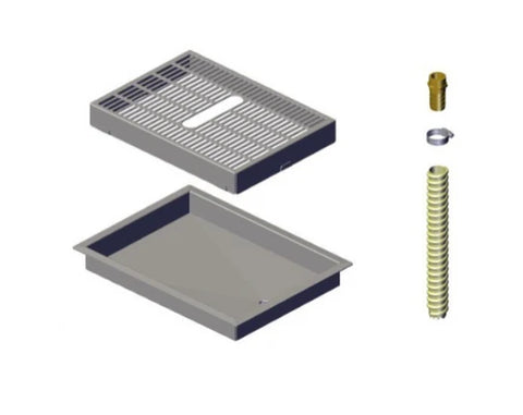 Mod Bar Systems Single Drip Tray With Drain