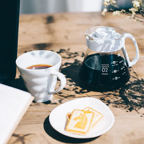 Hario V60 Ceramic Dripper 02 Set White