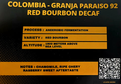 Colombia Wilton Benitez - Red Bourbon Decaf